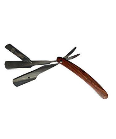 Classic Stainless Steel & Wood Vintage Razor | Premium Shaving Essentials - Buy Online on GoSupps.com