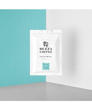 Dezza Coffee Single-Serve Pour Over - Sustainably Sourced Family Owned Premium Indonesian Coffee - Box of 8 | Country (House) Blend Medium Roast - Buy Online on GoSupps.com
