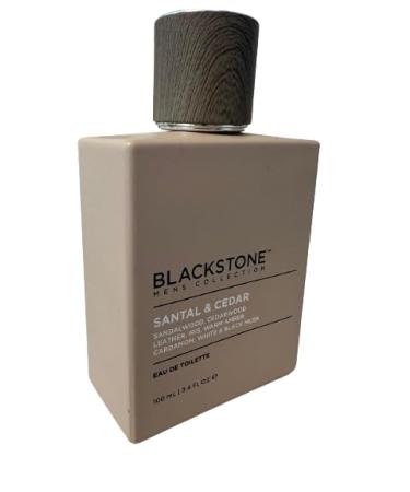 Santal & Cadar Fragrance for Men by Blackstone 3.4 fl oz Sandalwood Cedarwood Leather Iris Warm Amber Cardamom White & Black Musk - Buy Online on GoSupps.com