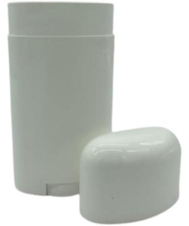 Deodorant Container - Empty - 2.65 Ounce - Twist-Up Refillable Plastic Tube for Deodorants - Cosmetic Crafts - Pack of 6 Oval Cap- By Natural Farms - Buy Online on GoSupps.com