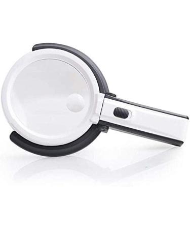 Magnifier Hd Plug-in Foldable Desktop Repair Reading Magnifying Glass with Led Light Handheld Magnifying Glass Lofty Ambition - Buy Online on GoSupps.com