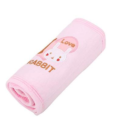 Soft Thickened Cotton Baby Belly Button Band - Comfortable Newborn Waist Support in Pink - Buy Online on GoSupps.com