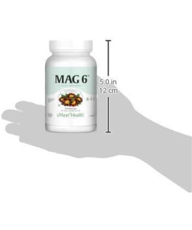 Maxi Health MAG 6 - Magnesium with Vitamin B6 Capsules - Kidney Stones Support - 120 Count (Kosher) - Buy Online on GoSupps.com