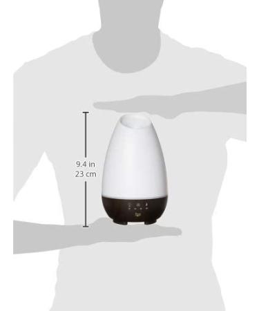 HealthSmart 500ML Essential Oil Diffuser & Cool Mist Humidifier with Timer, Adjustable Mist Mode & 7 LED Light, Aromatherapy for Large Rooms - White - Buy Online on GoSupps.com