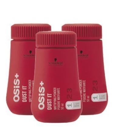OSIS Dust It Mattifying Powder by Schwarzkopf .35oz (3 pack)! by SCHWARZKOPF Beauty (English Manual)