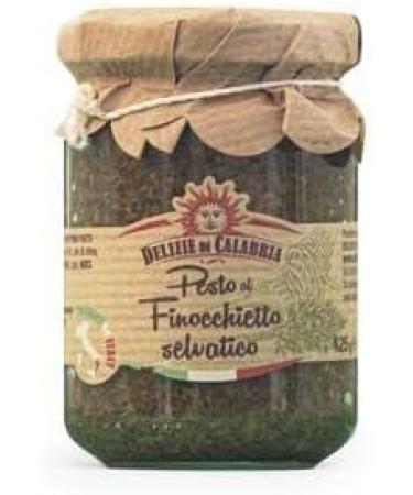  Delizie di Calabria Calabrian Delicacies Wild Fennel Pesto - 125g - 125g - Wild bean pesto - 125g - Buy Online on GoSupps.com