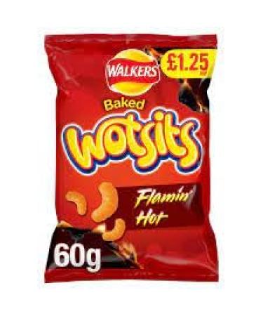 Walkers Wotsits Flamin' Hot 60g PMP (15 Bags x 60g)