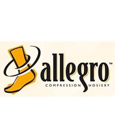 Allegro 15-20 mmHg Compression Stockings for Women - Knee High Essential Support Hose | Sheer Closed Toe - Buy Online on GoSupps.com