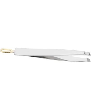 Jojomis 2-in-1 Stainless Steel Eyebrow Shaper & Blackhead Cleaning Tool - Portable Tweezers for Flawless Skin - Buy Online on GoSupps.com