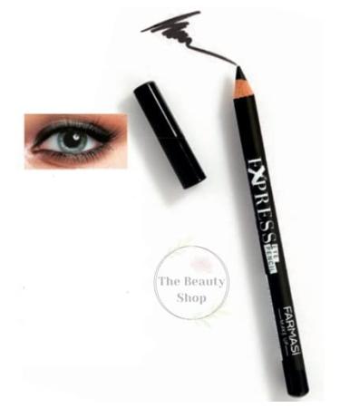FARMASi Express Waterproof Eye Pencil - Long Lasting Smudge Proof Liner (Black) - 0.04 oz - Buy Online on GoSupps.com