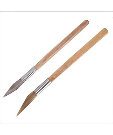 2PCS Agate Polishing Burnisher Set for Jewelry Making and Clay Craft - Gold and Silver Knife Tool - Buy Online on GoSupps.com