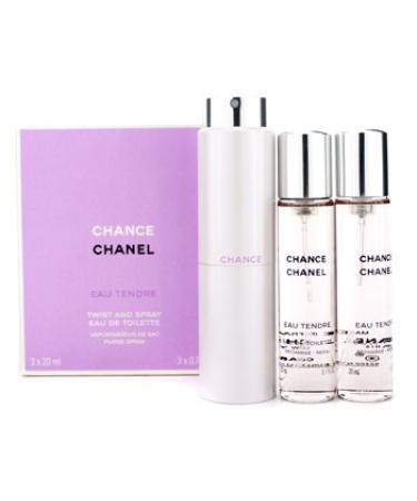 Chanel Chance Eau Tendre Twist & Spray Eau De Toilette - 3x20ml/0.7oz