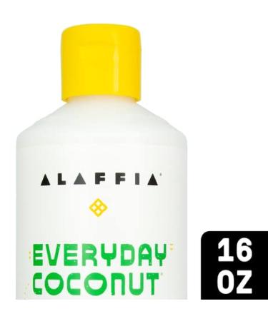 Alaffia Everyday Coconut Conditioner | Best Moisturizer for Wavy & Curly Hair | Vitamin E & Virgin Coconut Oil | 16 Fl Oz - Buy Online on GoSupps.com