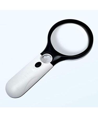 Glass HD high Magnification Optical Glass with lamp Reading Magnifier Handheld Dual Lens Made in China