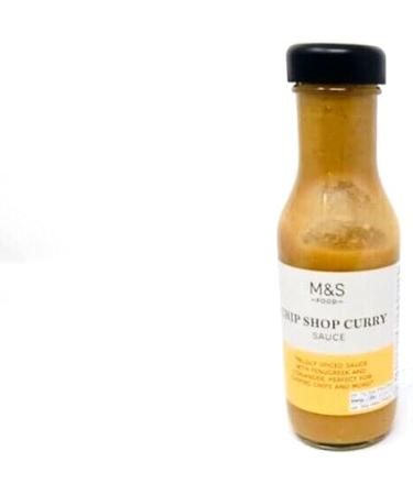 M&S Food Chip Shop Curry Sauce 270g - 2 Pack Mildy Spiced Sauce with Fenugreek & Coriander Perfect for Dipping Chips & More... - Buy Online on GoSupps.com