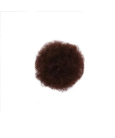 6 inch short afro puff synthetic bun hairpiece for women Drawstring ponytail kinky curly updo clip hair extensions #33 2 PCS #33