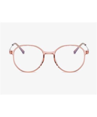 Buy Classic Anti Eye Strain Blue Light Blocking Round Reading Glasses +200 Pink - Shop Stylish & Comfortable Eyewear Internationally - Buy Online on GoSupps.com