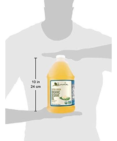 Kevala Sesame Oil Organic 1/2 Gallon (1 892ml) - Buy Online on GoSupps.com