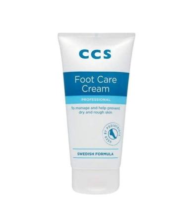 CCS Swedish Foot Care Cream 175ml - Intensive Moisturizing and Repairing Formula for Soft Smooth Feet - Soothes Dry Cracked Heels - Professional Foot Care Solution