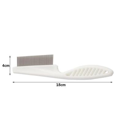 Flea Comb for Dogs & Cats | Soft Stainless Steel Pet Grooming Comb - Remove Fleas & Tangles - Buy Online on GoSupps.com