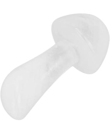 Gua Sha Massage Stones with Mushrooms Skin Care Blood Circulation Professional Mushroom Shoulder Massager for Women (White) - Buy Online on GoSupps.com