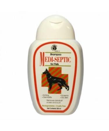 RING 5 veterinaria MEDI-SEPTIC pet shampoo 250 ml.