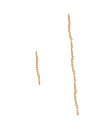 Minkissy roll rod with 10 pearls hand massage tool body shape massager wooden scrap body massage roller back massage device adults beech fitness scooter solid wood 4 pieces 52x2cmx4Pcs 4 x light yellow