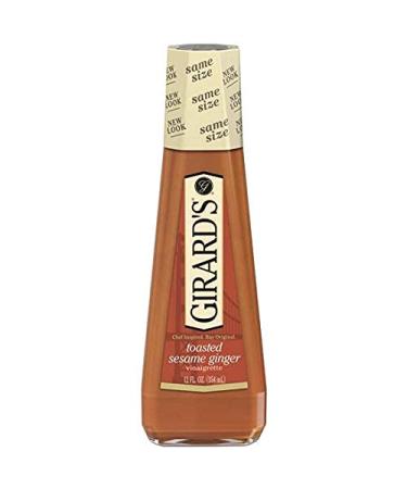 Girards Dressing Toasted Sesame Ginger, 12 oz. (Pack of 2)