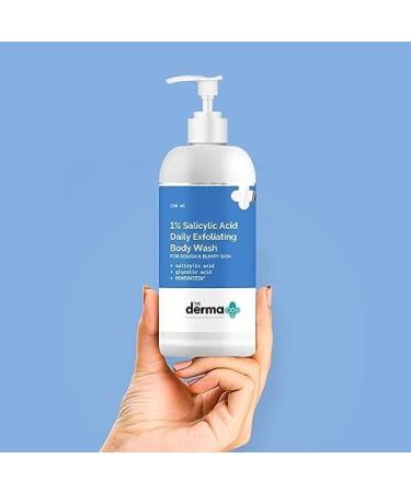 Dermas 1% Salicylic Acid Body Wash for Body Acne - Exfoliating & Cleansing 250ml - Buy Online on GoSupps.com