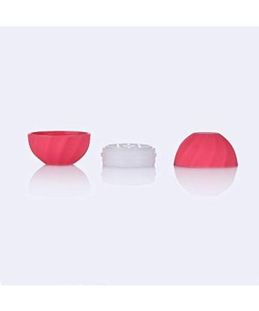 Peiylism 10pcs Heart Shape Blank Cosmetic Ball Container - 7g Lip Balm Jar & Eye Gloss Cream Sample Case - Blue | International Shipping - Buy Online on GoSupps.com