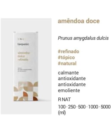  Terpenic Labs Terpenic evo Sweet Amendras Virgin Vegetable Oil 500 ml 500 ml - Buy Online on GoSupps.com