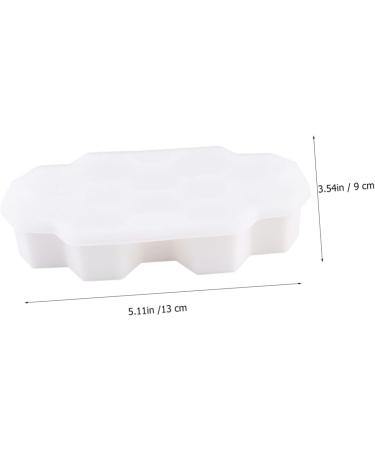 Zerodeko 2pcs 12 Silicone Molds Silicone Ice Cube Trays with Lid Cat Mug 12 Grids Ice Mold Ice Cubes Ice Box 13X9 CM White - Buy Online on GoSupps.com