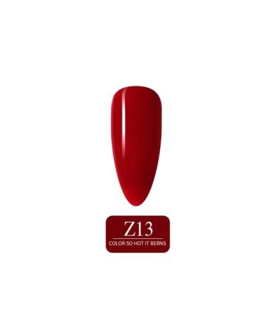 15ML opies Gel Nail Polish Base Coat Super Shiny Top Coat Manicure LED Semi Permanent Soak Off UV Gel Varnish - (Color: Z13) New Z13