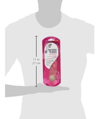 Pedifix Visco-gel Clear Comfort Insoles for Women - Ultimate Foot Pain Relief - Buy Online on GoSupps.com