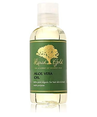 Liquid Gold Inc - 4 oz - Premium Aloe Vera Oil - 100% Pure Natural Organic Skin Hair Body Care 4 Fl Oz (Pack of 1)