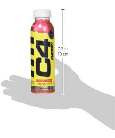 C4 Energy Non-Carbonated Zero Sugar Pre Workout Drink with Beta Alanine, Fruit Punch 12 Fl Oz (Pack of 12) - Buy Online on GoSupps.com