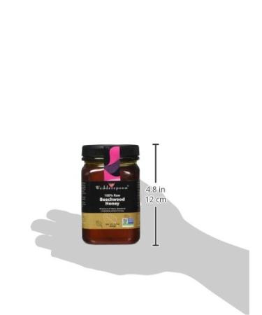 Wedderspoon Raw Beechwood Honey 17.6 oz (500g) - Pure & Natural Sweetener - Buy Online on GoSupps.com
