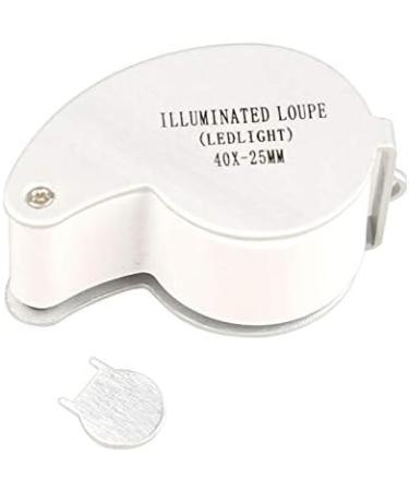 Magnifying Portable 40x 6-Shaped 25mm Lens Waterproof Jewelry Magnifier Illuminated Loupe with Two LED for Jewelry Store Made in China - Buy Online on GoSupps.com
