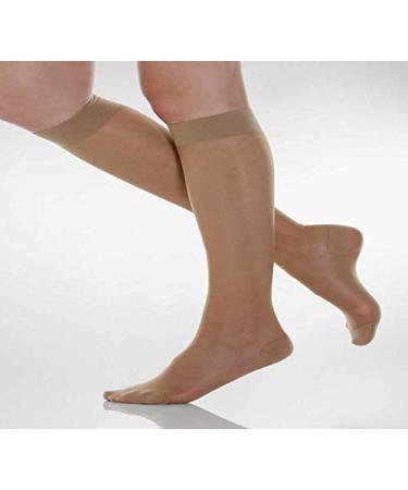 Elastic stockings with elastic band 40 DEN L. Bed 410 3 64