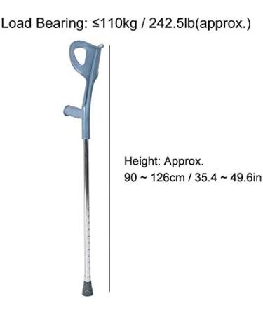 Cane Elbow Crutch Walking Stick Cane Aluminum Alloy Elbow Underarm Crutch Elbow Forearm Crutch for Women and Men(1#) (Size : 1#) () Innovate - Buy Online on GoSupps.com
