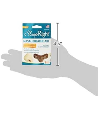 SleepRight Nasal Breathe Aid - 1 ct | Improve Sleep Quality | Stop Snoring - Buy Online on GoSupps.com