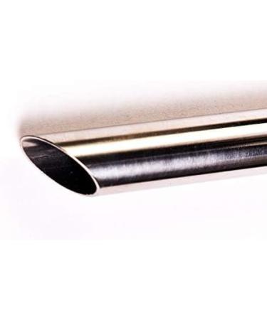 CocoStraw 4 Point END Boba Straw Stainless Steel Extra Wide 1/2" x 9.5" Long Tapioca Pearl Bubble Tea Thick Fat - CocoStraw Brand - Buy Online on GoSupps.com