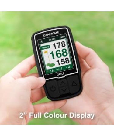 Canmore HG200 Pro Handheld GPS Golf Device - 40 000+ Free Preloaded Worldwide Courses Upgraded IC Chip & USB Charging - Black - Buy Online on GoSupps.com