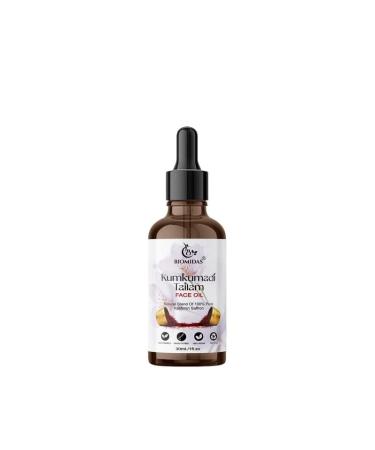 THRU Kumkumadi Tailam With Pure Kashmiri Saffron For Skin Lightening Healthy & Glowing Skin 30ML