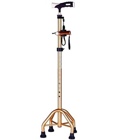Canes Walking Stick Elderly Teles Four-Legged Illuminated Walking Stick Non-Slip Aluminum Alloy Height-Adjustable Walker Crutches Journey
