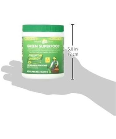 Amazing Grass Green Superfood Energy Organic Powder with Wheat Grass and Greens Flavor: Lemon Lime 30 Servings 7.4 Ounces - Buy Online on GoSupps.com
