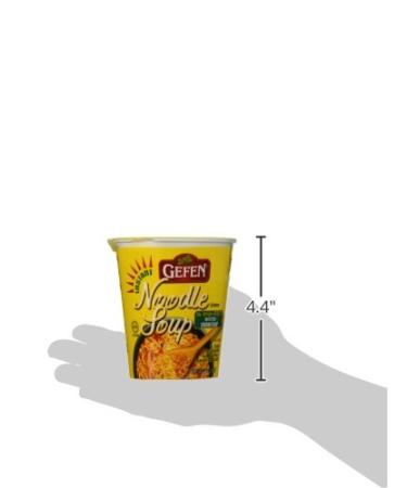 Gefen Instant Noodle Soup Cup 2.3oz (12 Pack) - No MSG Chicken Soup Flavor - Buy Online on GoSupps.com