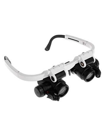Magnifying Headband Glasses Magnifier Magnifying Glass with LED Lights 8X 23X Illuminated Magnifier Loupe Watch Repair Lamp Made in China