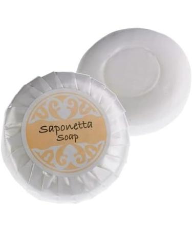  LEONE SRL Pack of 100 Disposable Hotel Soaps 15g Round Courtesy Line for Hotel and B&B Mini Soap Body - Buy Online on GoSupps.com