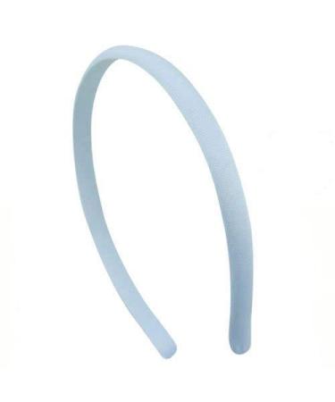 501-001 - Headband pvc cm 1 Lycra fabric Made in Italy - Hair clips headband light blue